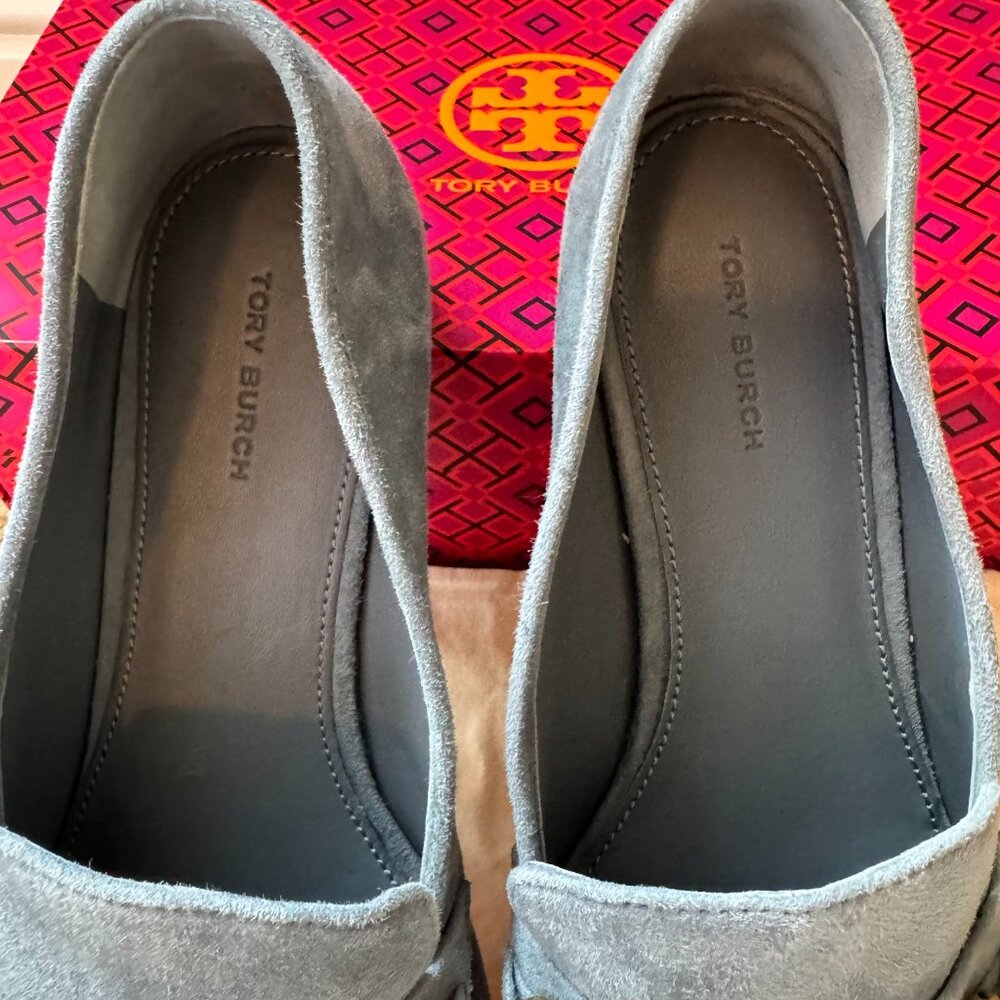 Tory Burch Perrine Suede Loafer. Size 10. NIB - Picture 2 of 6
